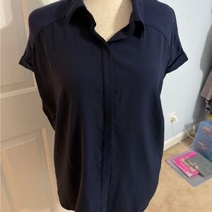 Navy Blue Women's Top